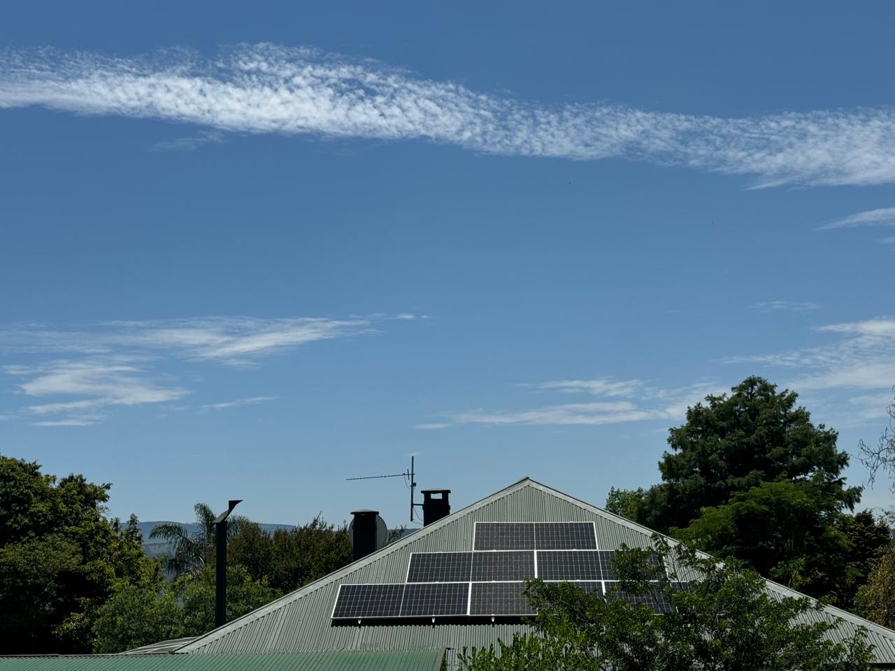 Solar panels – wide view