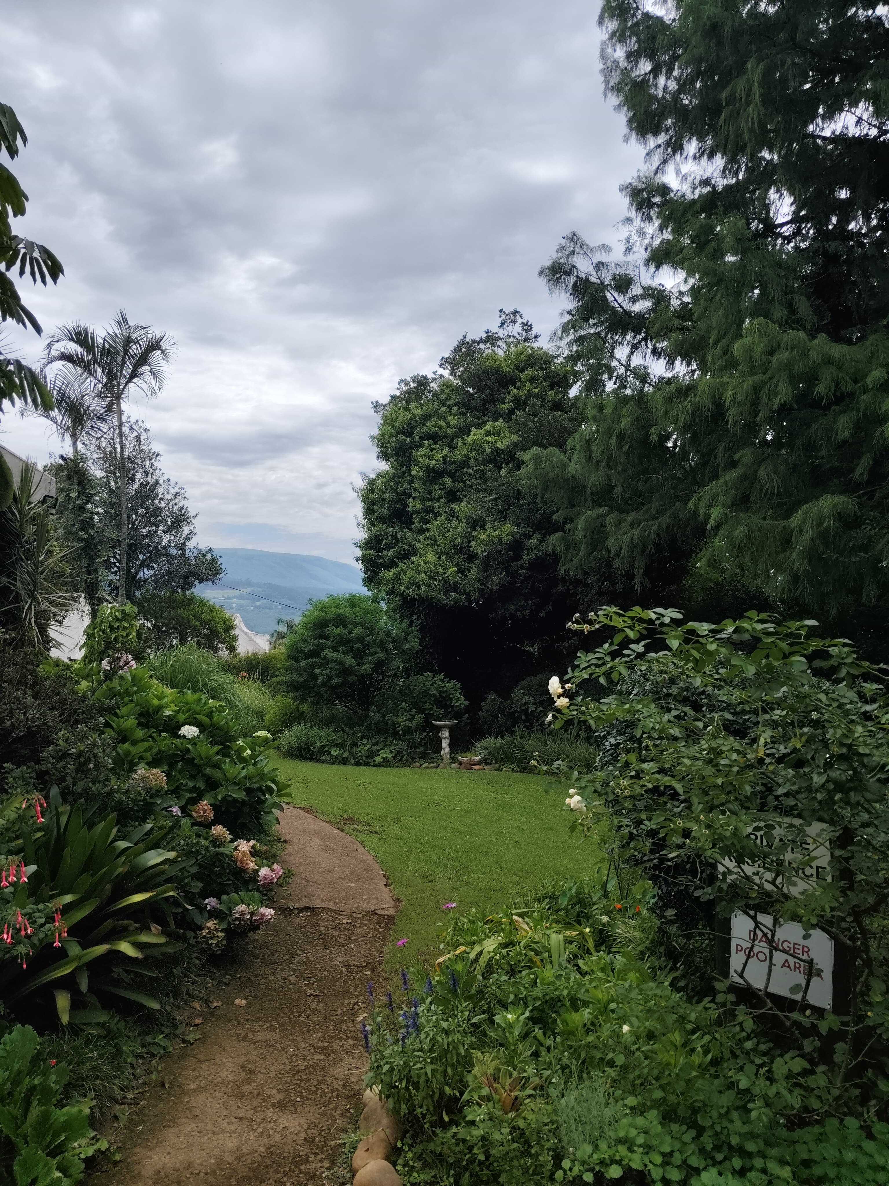 Garden path at The Rawstornes